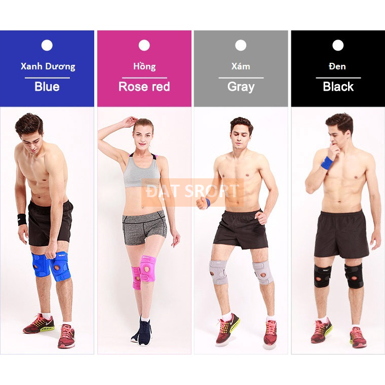 Đệm Đầu Gối Chống Trượt Thể Thao AOLIKES 7912 , Gym ,Yoga , Pilates , Dance,  Bóng Rổ , Chạy Bộ , Leo Núi , Xe Đạp
