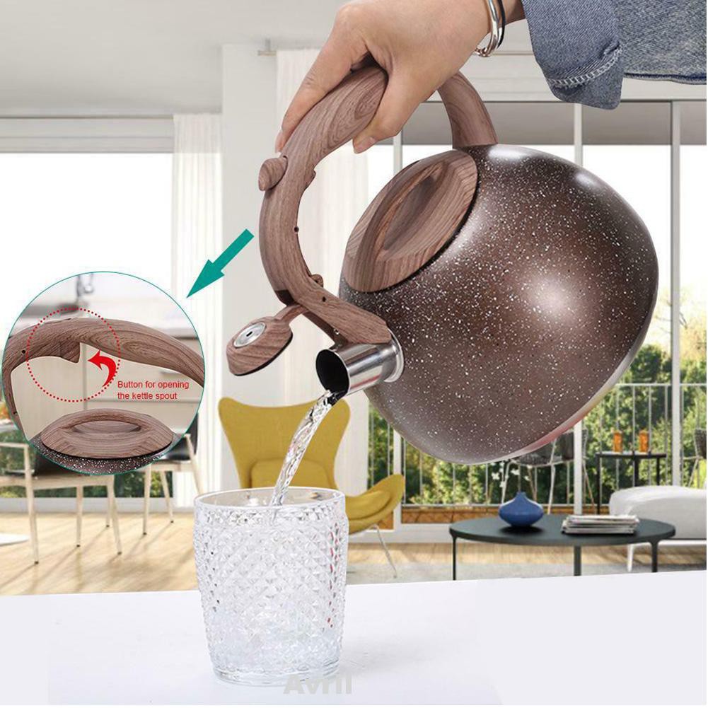 Ấm Đun Nước Bằng Thép Không Gỉ 3l