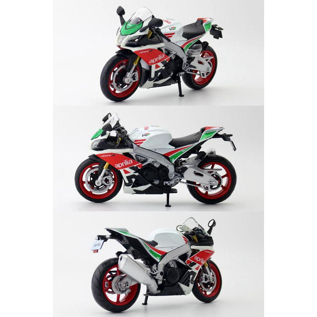 Rmz city toy diecast metal motorcycle model 1:12 scale aprilia rsv4 rr1000 racing super sport education collection