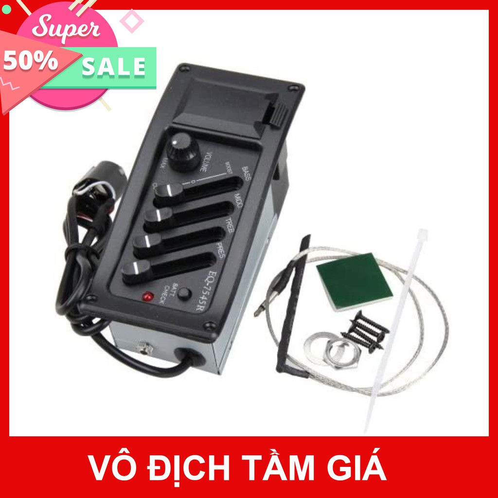 [TẶNG thêm Pin] EQ GUITAR 7545R - EQ đàn Guitar