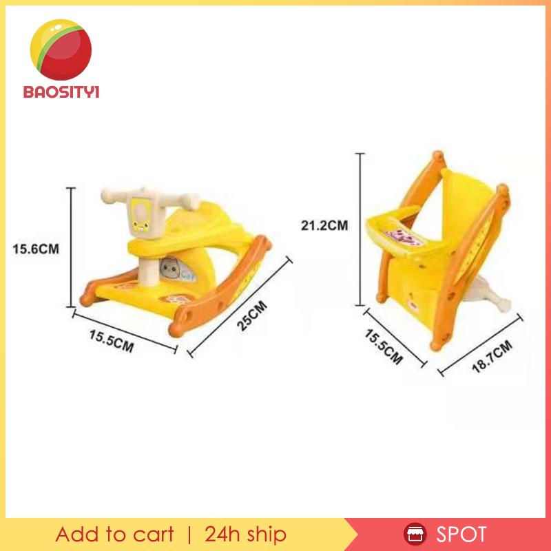 Ghế ăn/ xe bập bênh cho búp bê 1/6 dành cho bé gái