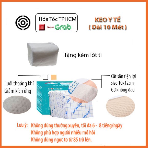 Keo Dán Ngực Tomboy -  Keo Y Tế  Miếng Cắt Sẵn 10x12cm cho Tomboy - Sb Transguy