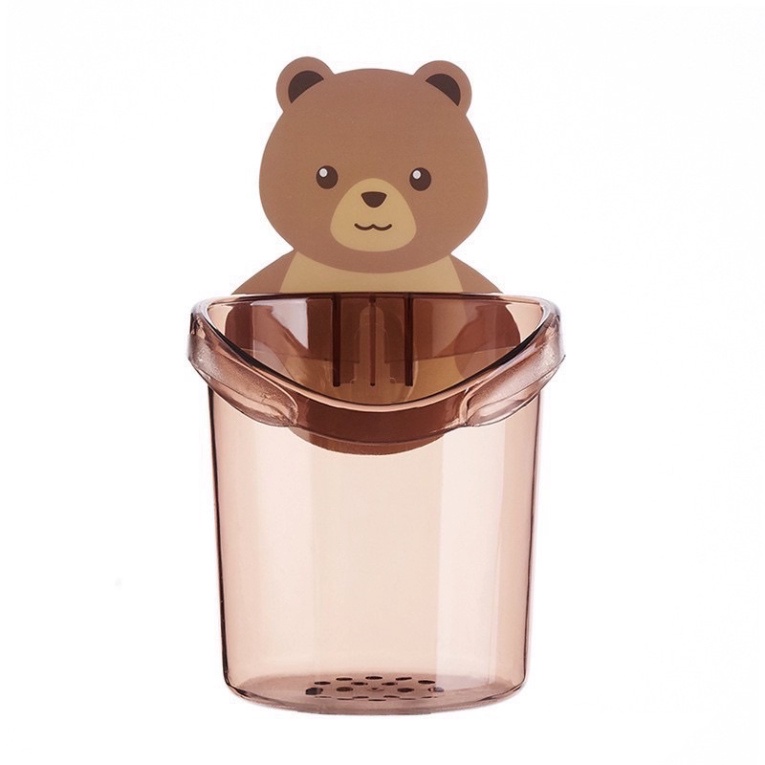 Ly cốc dán tường hình gấu cute Hót