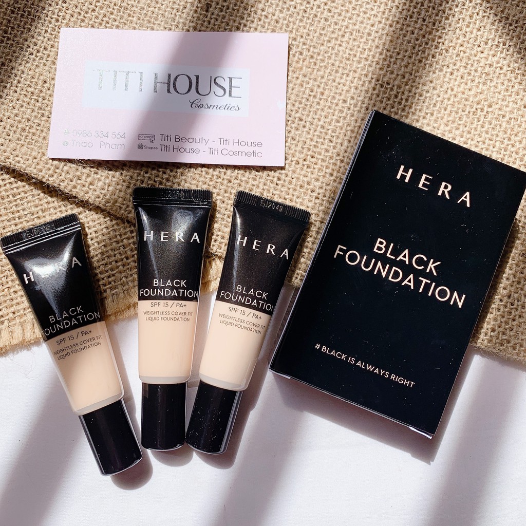 Kem Nền Hera Black Foundation
