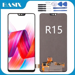 Màn hình cảm ứng lcd 6.28" thay thế dành cho oppo r15 pacm00, pact00