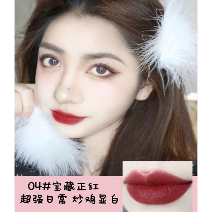 Bộ 8 cây son kem lì lâu trôi dùng trang điểm chống thấm nước hiệu ứng sương khói thương hiệu WETN | BigBuy360 - bigbuy360.vn