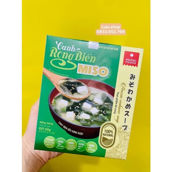 Canh Rong biển Miso ăn liền ASUZAC ( chay mặn đều được) | BigBuy360 - bigbuy360.vn