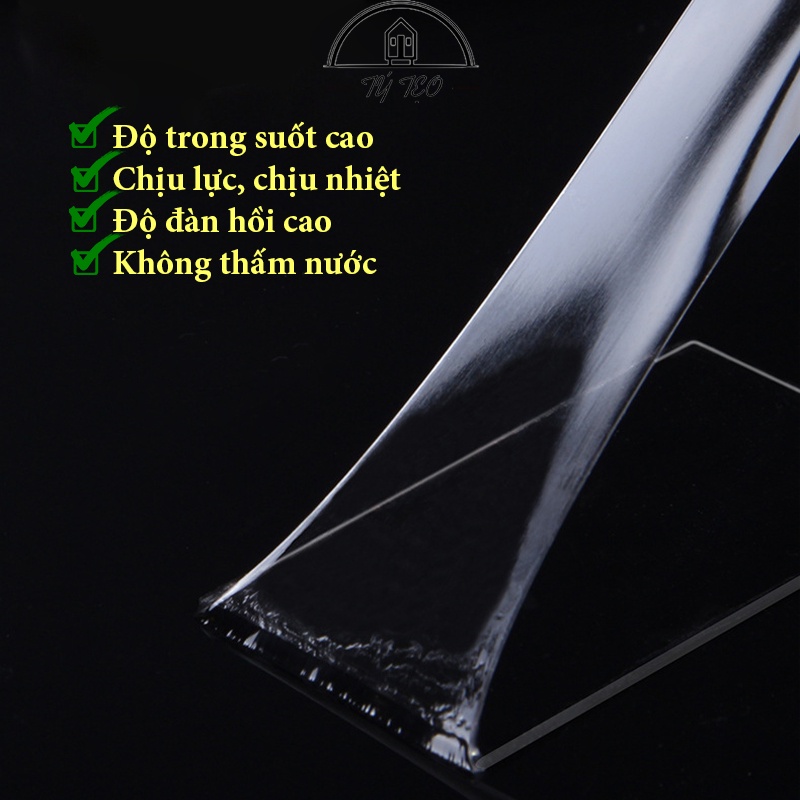 Băng Dính, Băng Keo 2 Mặt 3M Trong Suốt Siêu Dính Mọi Bề Mặt, Tiện Lợi, Đa Năng - Cuộn Dài 3 Mét