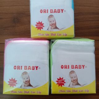 Khăn sữa, khăn xô vệ sinh cho bé. Sét 10 khăn sữa xô cotton xuất nhật