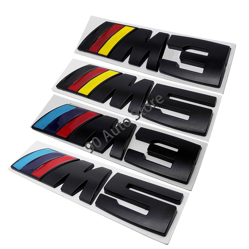 Miếng Dán Kim Loại In Chữ M3 M5 Cho BMW F30 330i 530i 525i E93 E63 E65 E38 E39 E34