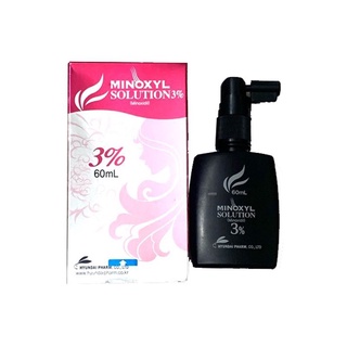 Xịt mọc tóc Minoxyl Solution 3%, xịt hỗ trợ giảm rụng tóc , hói,