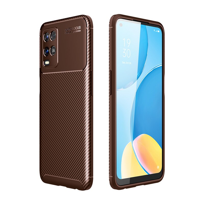 Ốp Điện Thoại Mềm Họa Tiết Sợi Carbon Cho Oppo A54 A94 A74 5g | BigBuy360 - bigbuy360.vn