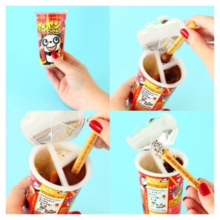 Bánh que chấm socola cốm Panda Meiji (48g) - Nhật Bản