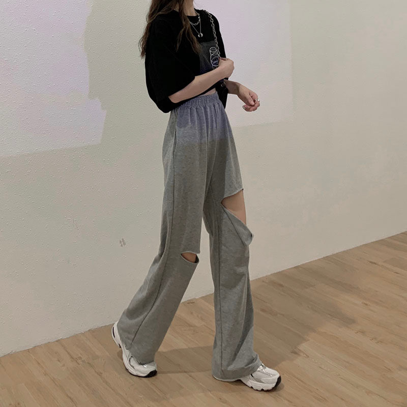 Quần Dài Nữ Ống Rộng Rách Gối Thời Trang Hè 2020 | BigBuy360 - bigbuy360.vn