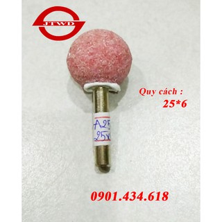 Đầu mài đá cây cán 6 - Hình tròn ( bi )
