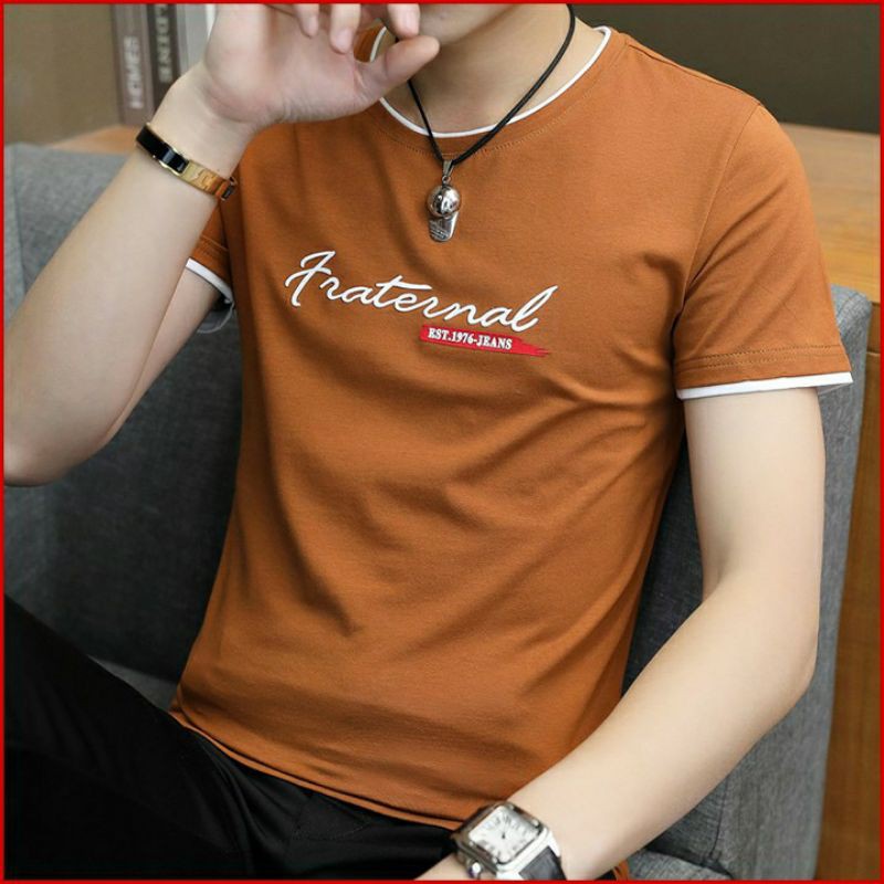 Áo thun nam TN84 fraternal form hàn cực đẹp