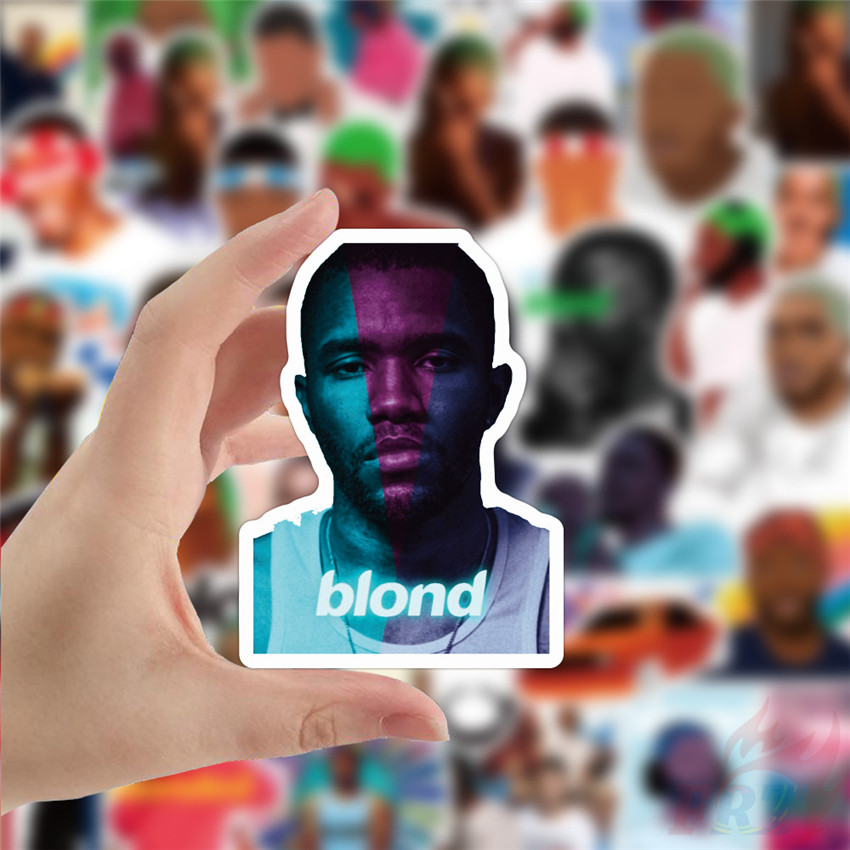 ❉ Frank Ocean “Blonde” Series 02 - POP Singer Stickers ❉ 50Pcs/Set DIY Fashion Luggage Laptop Skateboard Decals Doodle Stickers