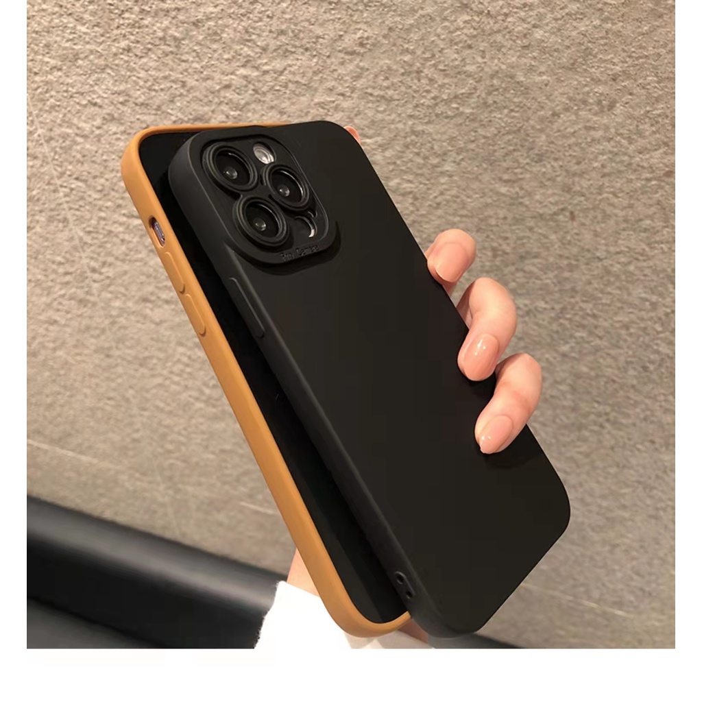 OPPO A16K A16E A1K A55 A93 A94 A73 A83 A91 F15 F1S Reno 6Z 5Z 7Z 3 4 5 Pro 4F 5F 2Z 2F 4G 5G straight edge Lens Protector Candy TPU Soft Phone Case Full Back Cover TY 01