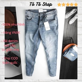 Quần Jean Nam Mẫu Mới ❤️FREESHIP❤️ Quần Bò Nam Chất Liệu Denim Cao Cấp Thời Trang Chuẩn Hàng Shop Tô Tồ Shop - QJNTT38