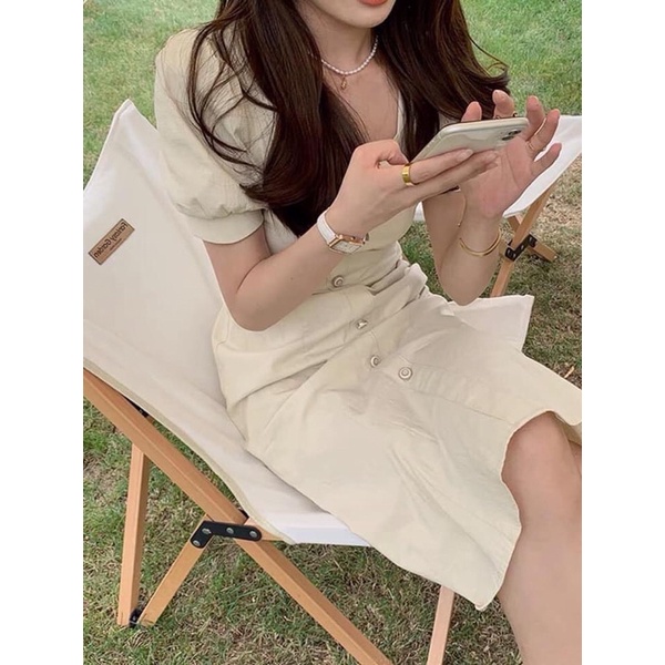 🤞TOP BÁN CHẠY🤞VÁY TAY BỒNG ĐUÔI CÁ CÚC NGỌC