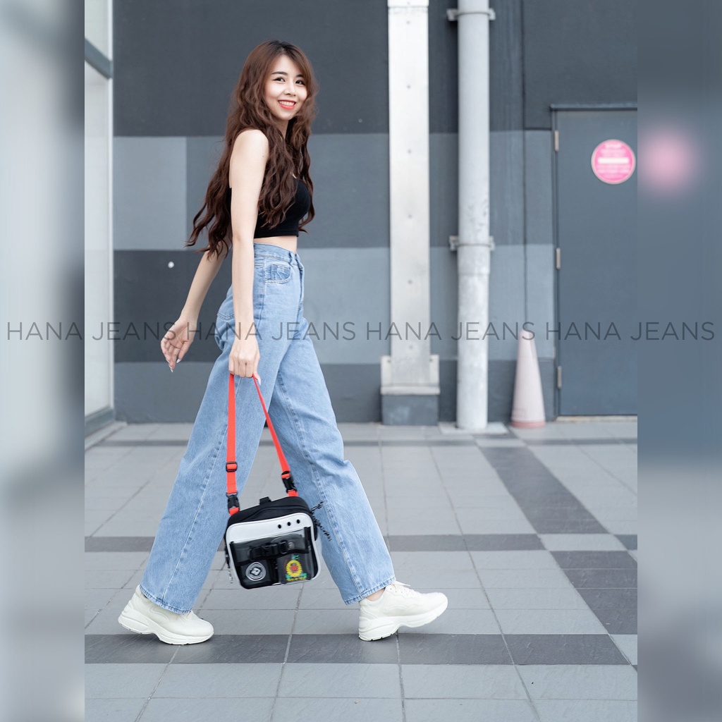 Quần Jean Ống Rộng Nữ Lưng Cao Phom Dài Kiểu ULZZANG HÌNH TỰ CHỤP | WebRaoVat - webraovat.net.vn