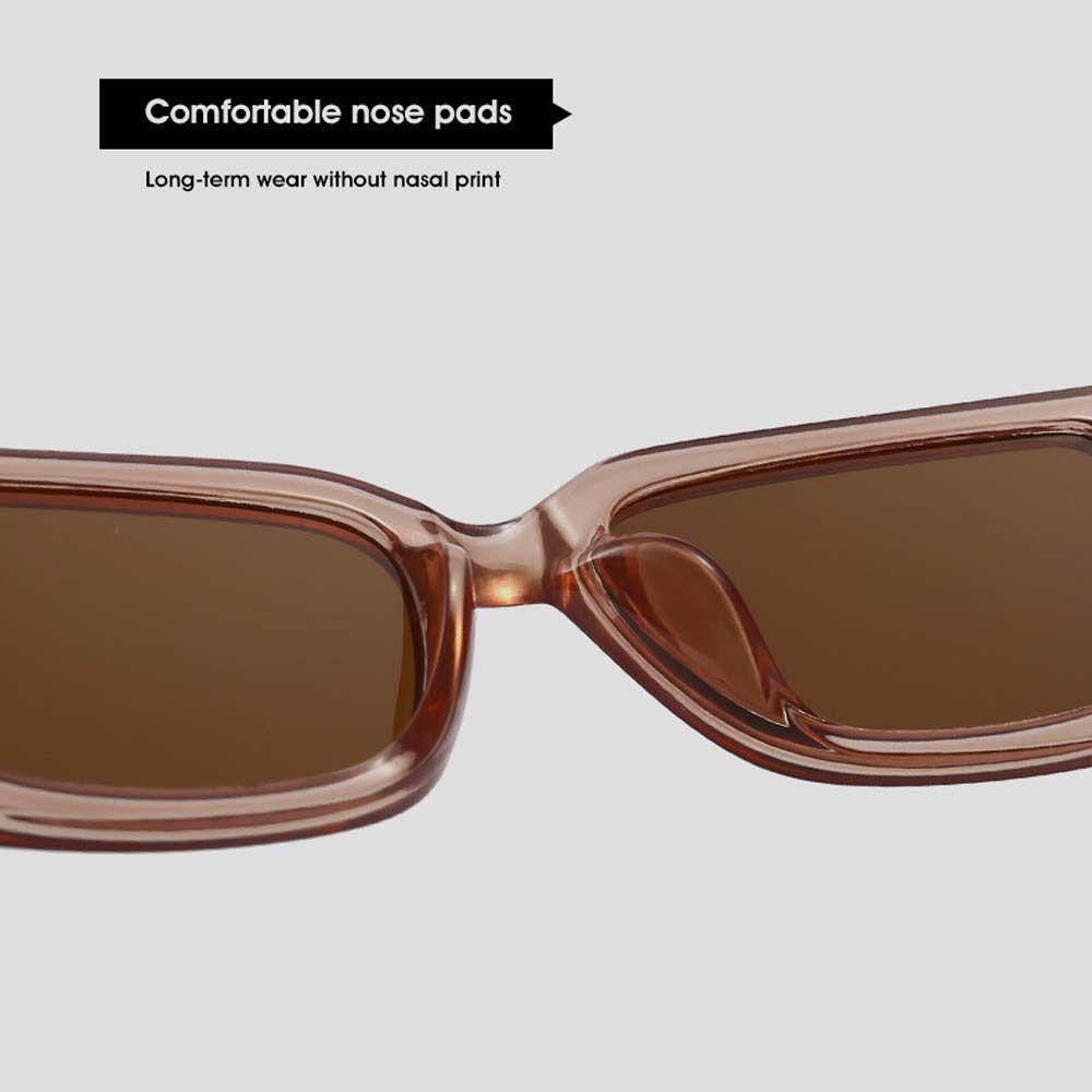 Kính Mát Hình Chữ Nhật Chống Tia UV Họa Tiết Da Báo Sang Trọng