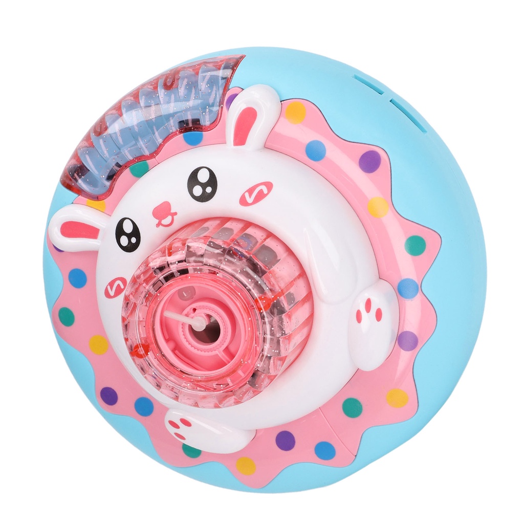 Lithium067 Máy ảnh thổi bong bóng xà phòng tự động Máy làm bong bóng bánh donut 3 tuổi tự động di ngoài trời trong nhà Quà tặng cho bữa tiệc