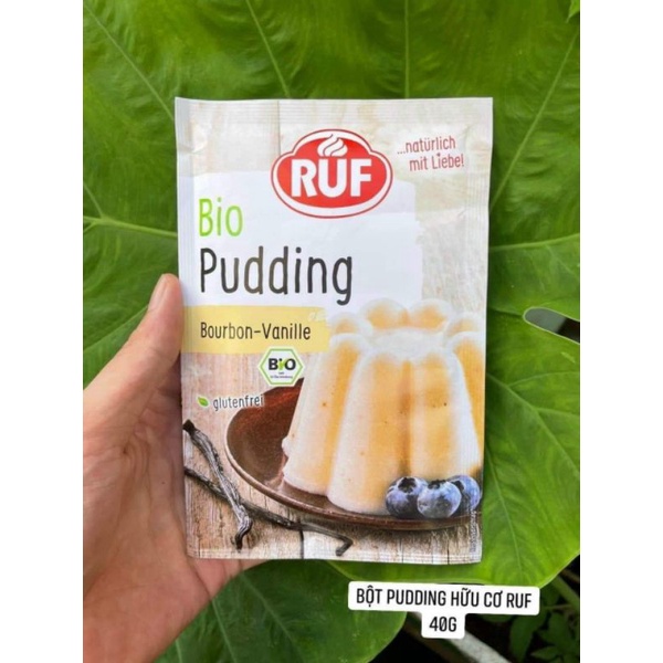 [MẪU MỚI] Bột Pudding hữu cơ RUF 40gr - Bột làm pudding cho bé - Date 2023