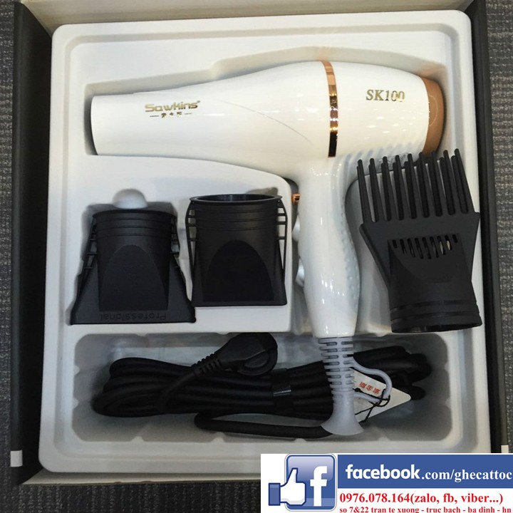 MÁY SẤY CÔNG SUẤT CAO 2400W SAWKINS CAO CẤP CHUYÊN NGHIỆP