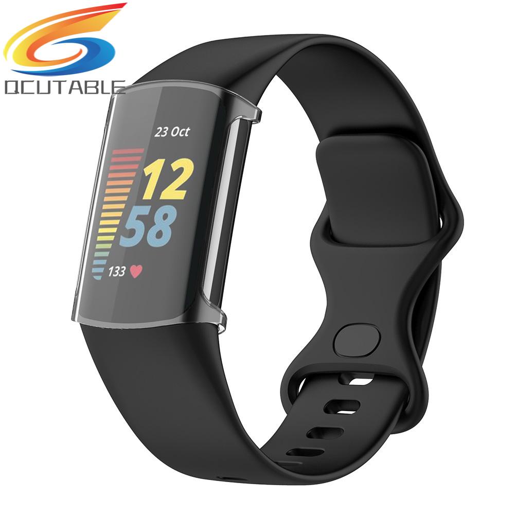 Ốp bảo vệ toàn màn hình cho đồng hồ thông minh Fitbit Charge 5