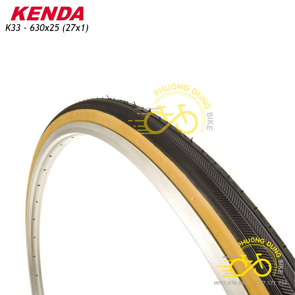 Lốp (Vỏ) xe đạp KENDA K-33 630x25C / 630x32C - 1 Chiếc