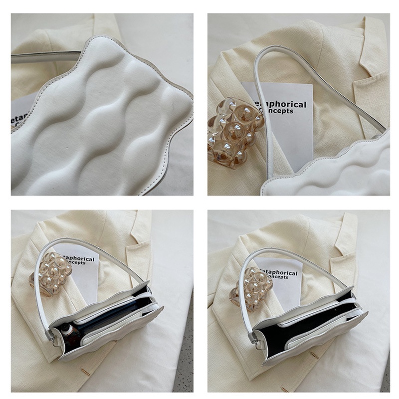 Túi Đeo Chéo Hình Vuông Nhỏ Màu Trơn Thêu Nổi Họa Tiết Thời Trang Mùa Hè Hàng Mới 2023