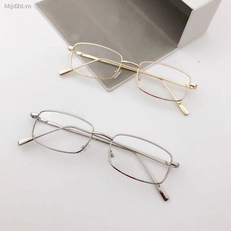 Kính chữ nhật kim loại chắc chắn hot tiktok C6 chống ánh sáng xanh, UV400  Jolie eyewear