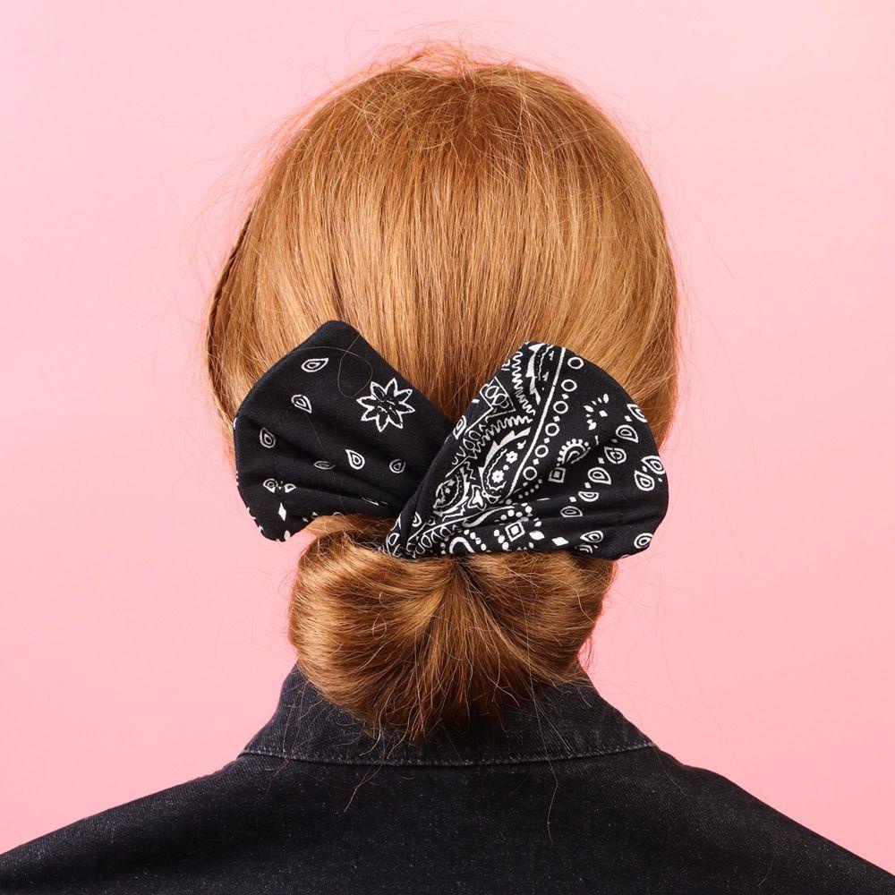 Kẹp Tóc Đính Nơ Phong Cách Vintage