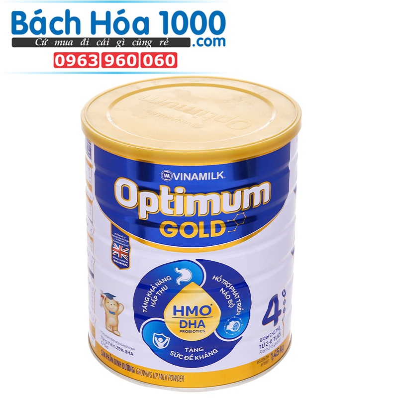 Sữa Bột Optimum Gold số 1,2,3,4 800g - 1,45kg (cho trẻ từ 0 - 6 tuổi) MẪU MỚI