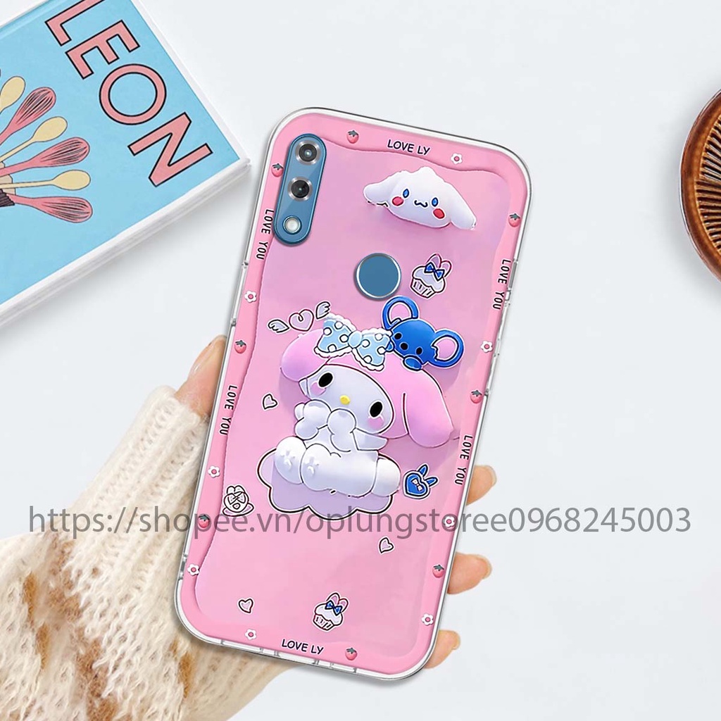 Ốp lưng Vsmart Active 1 / Active 1 Plus / Active 3 in hình 3D gấu cute cool ngầu giả nổi.
