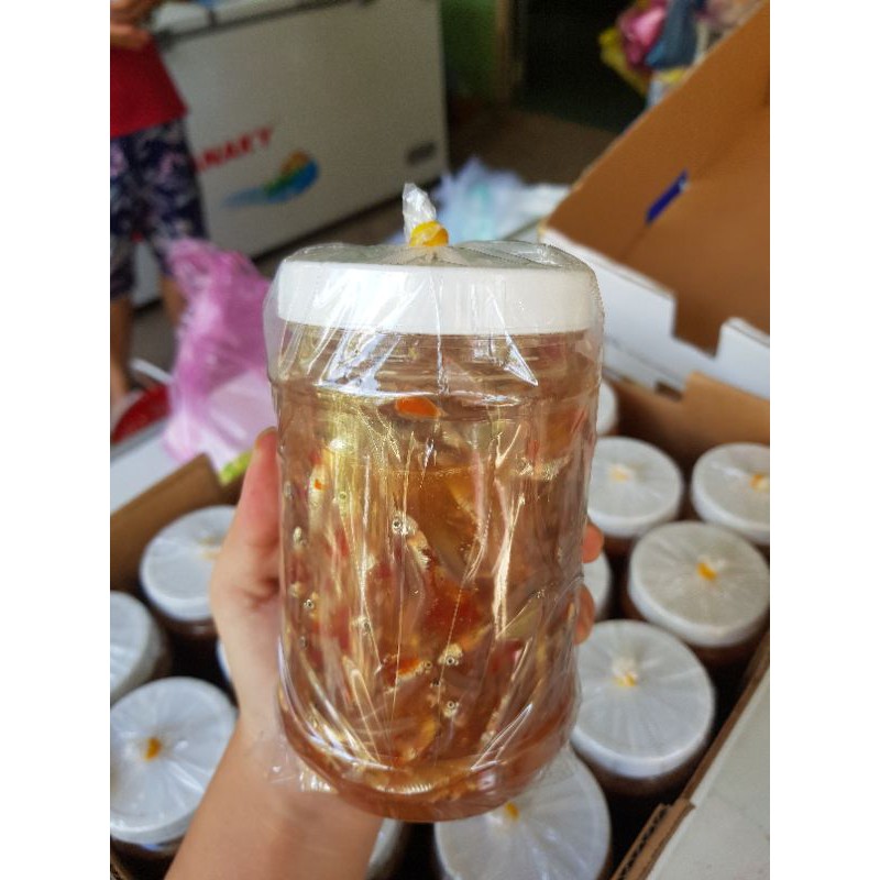 MẮM CÁ CƠM MỎ CÀY hủ 550g 50k hủ