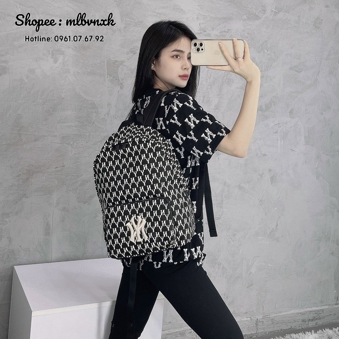 ẢNH THẬT - Balo MLB Monogram VNXK - HÀNG XUẤT DƯ FULLTAG