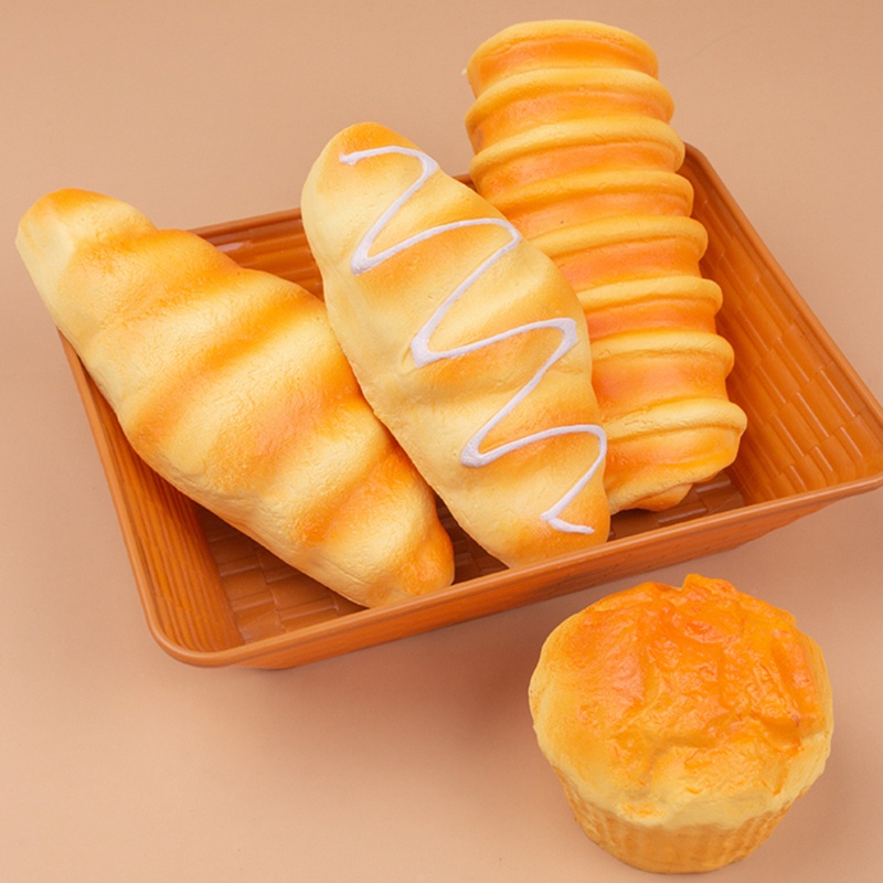 Đồ chơi mô phỏng bánh mì giả sinh động phong cách Châu Âu