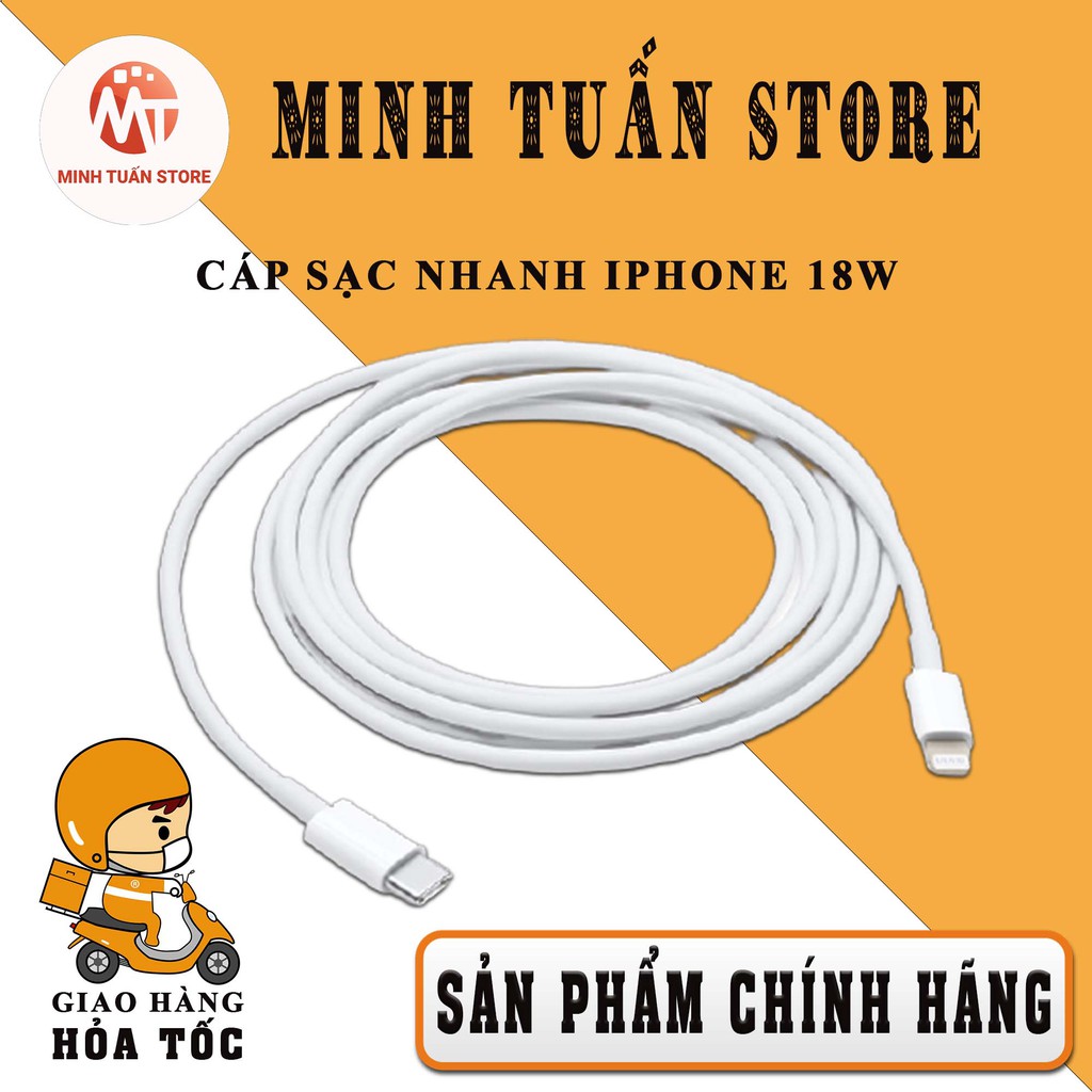 Cáp Sạc Zin Bóc Máy IP 11promax - Bảo Hành 12 T