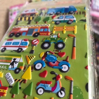 Sticker dán nổi nhiều mẫu