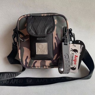 Aape 3M Reflective Sling Messenger Bag Crossbody Shoulder Bag By A Bathing Ape Bape Túi Đeo Chéo Họa Tiết Rằn Ri 3m Cá Tính