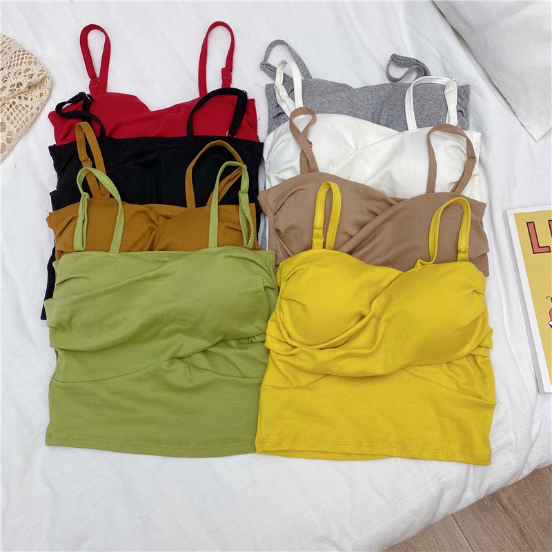 Áo ống dây đan chéo ngực dáng ôm kiểu quyến rũ thời trang mùa hè cho nữ | WebRaoVat - webraovat.net.vn