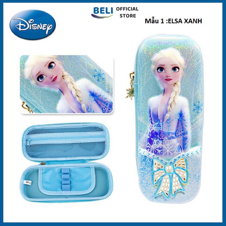 Hộp bút bé gái CHÍNH HÃNG DISNEY Elsa hàng cao cấp cho học sinh