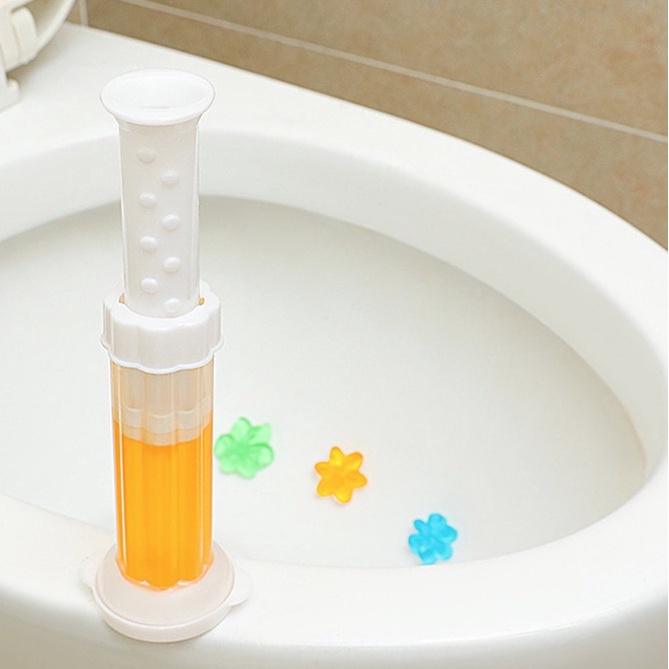 Gel khử mùi bồn cầu 7 mùi làm sạch khử mùi vệ sinh diệt khuẩn khử trùng bồn cầu hình bông hoa E999