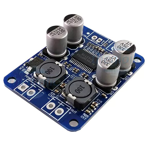 Mạch khuếch đại âm thanh 1 kênh 60W TPA3118 8-24VDC / module khuếch đại công suất 60W