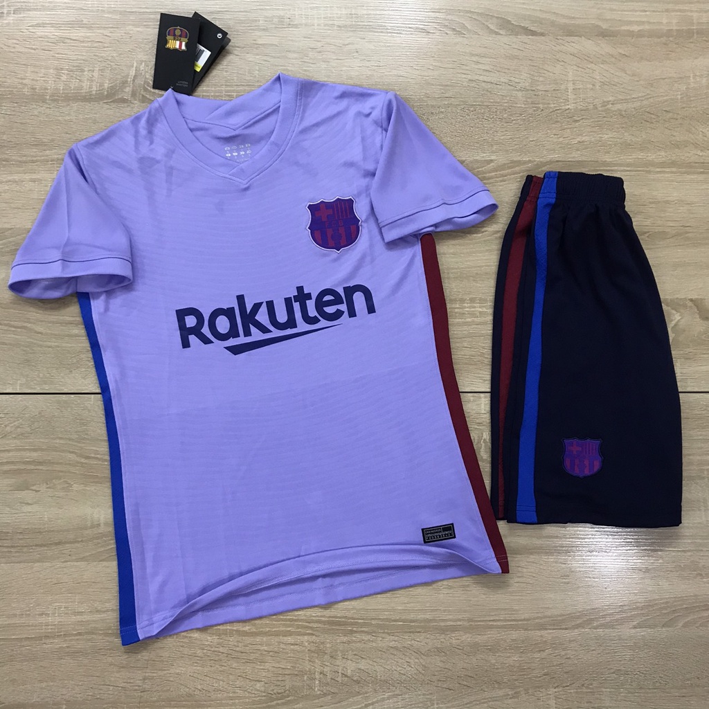 Áo Bóng Đá, Áo Đá Banh CLB Barcelona 2021/2022 - Chuẩn Mẫu Thi Đấu - Vải Polyester Gai Thái