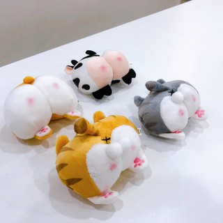 Móc khóa mông thú bằng bông