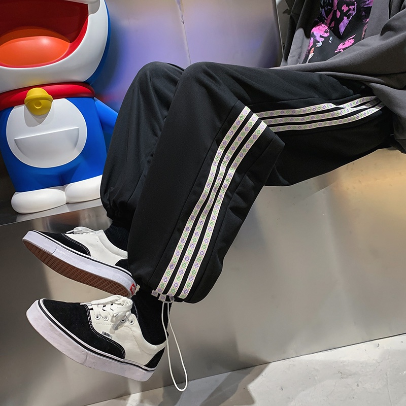 Quần dài nam ống rộng thời trang phong cách Nhật Bản