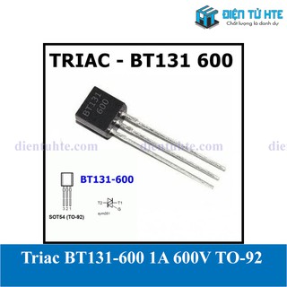 Combo 10 con triac bt131-600 1a 600v to-92